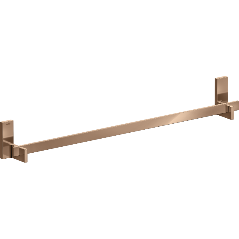 Wieszak na ręcznik kąpielowy 800 mm Czerwony Złoty Polerowany Universal Rectangular AXOR 42683300