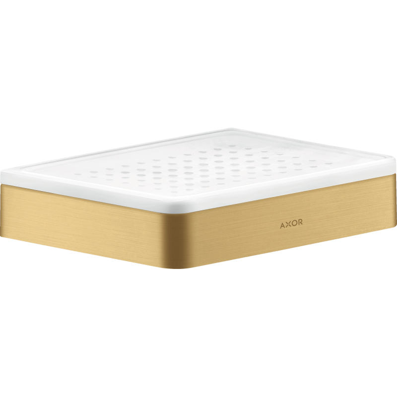 Mydelniczka / półka Złoty Optyczny Szczotkowany Universal Softsquare AXOR 42803250