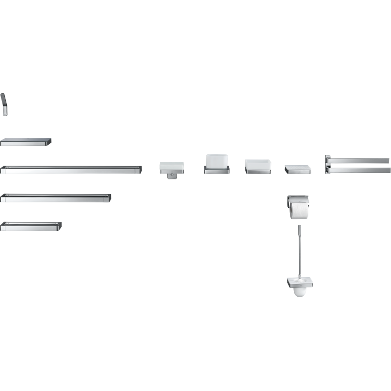 Mydelniczka / półka Chrom Szczotkowany Universal Softsquare AXOR 42803260