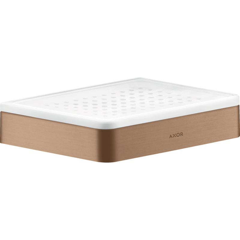 Mydelniczka / półka Czerwony Złoty Szczotkowany Universal Softsquare AXOR 42803310