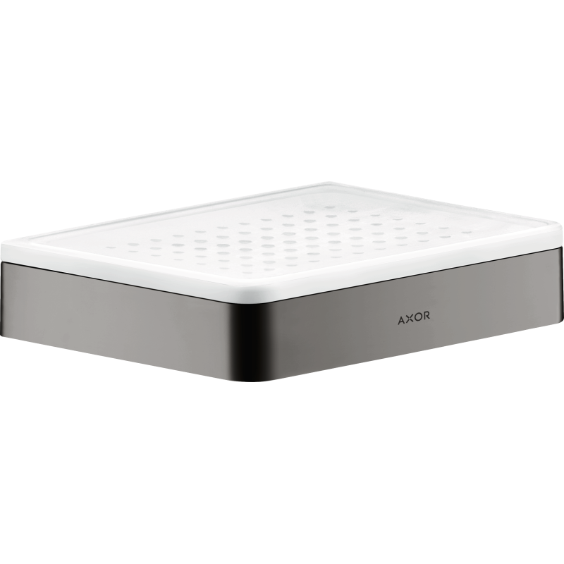 Mydelniczka / półka Czarny Chrom Polerowany Universal Softsquare AXOR 42803330