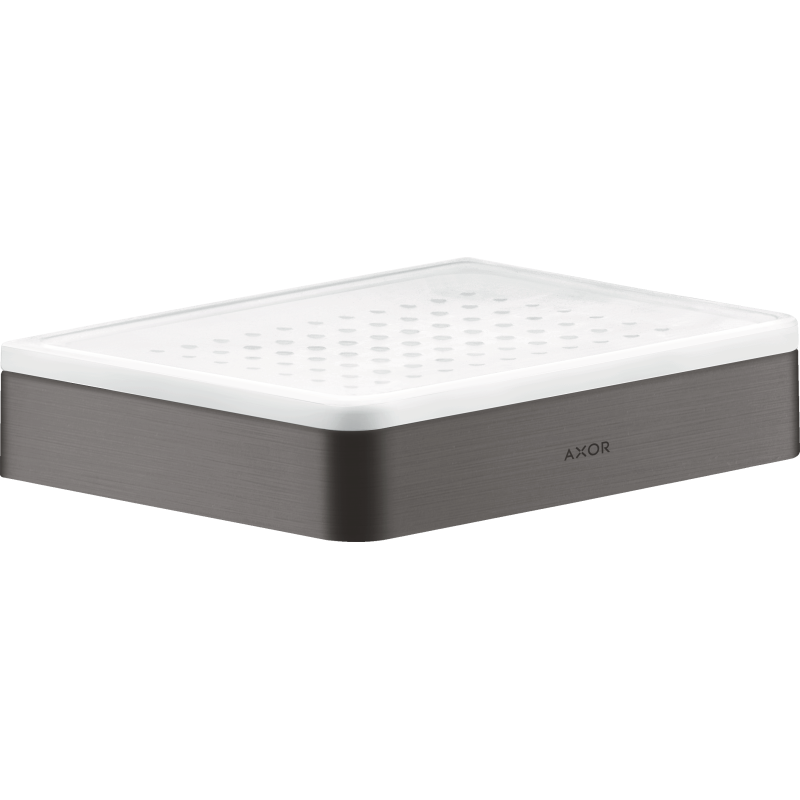 Mydelniczka / półka Czarny Chrom Szczotkowany Universal Softsquare AXOR 42803340