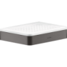 Mydelniczka / półka Czarny Chrom Szczotkowany Universal Softsquare AXOR 42803340