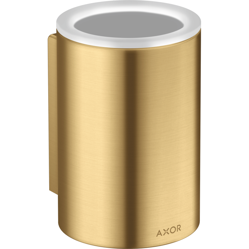Kubek na szczoteczki do zębów Złoty Optyczny Szczotkowany Universal Circular AXOR 42804250