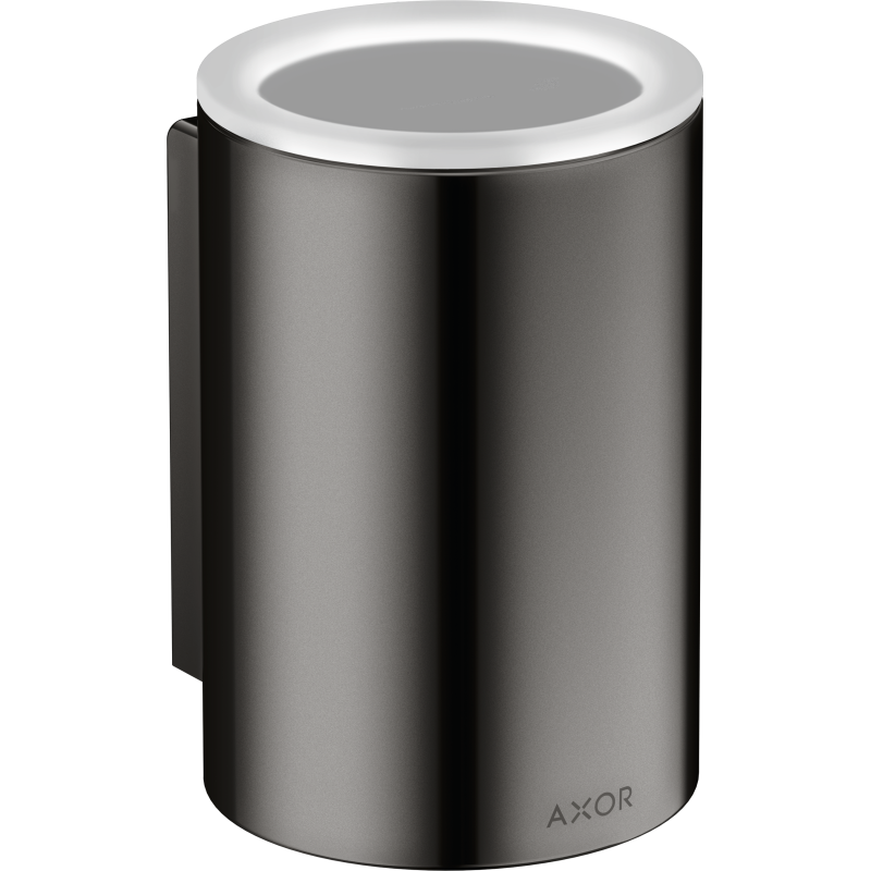 Kubek na szczoteczki do zębów Czarny Chrom Polerowany Universal Circular AXOR 42804330