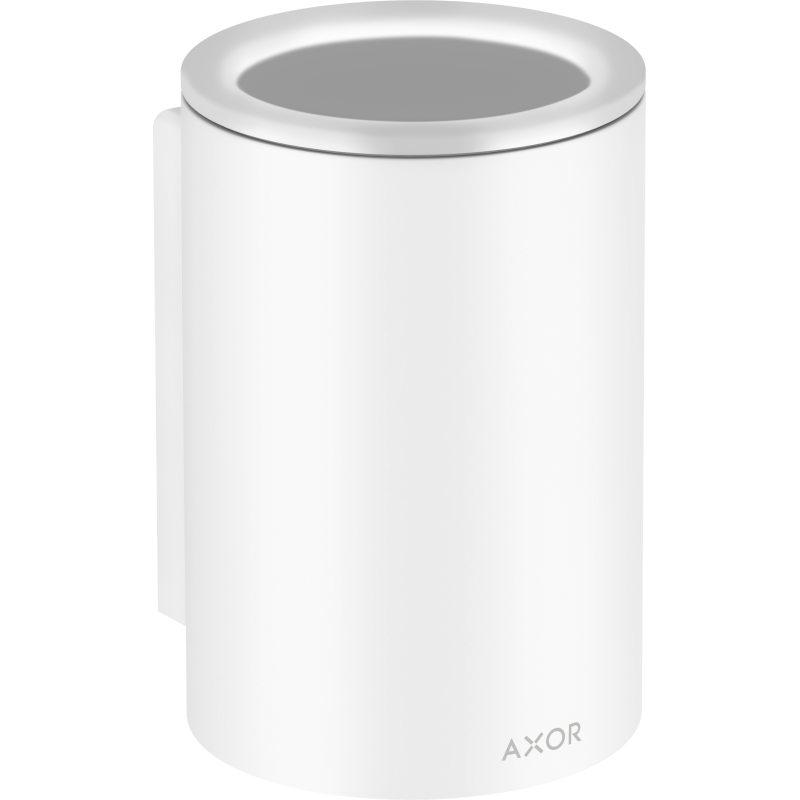 Kubek na szczoteczki do zębów Biały Matowy Universal Circular AXOR 42804700