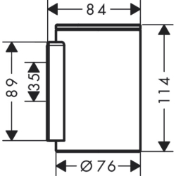 Kubek na szczoteczki do zębów Stal Szlachetna Optyczna Universal Circular AXOR 42804800