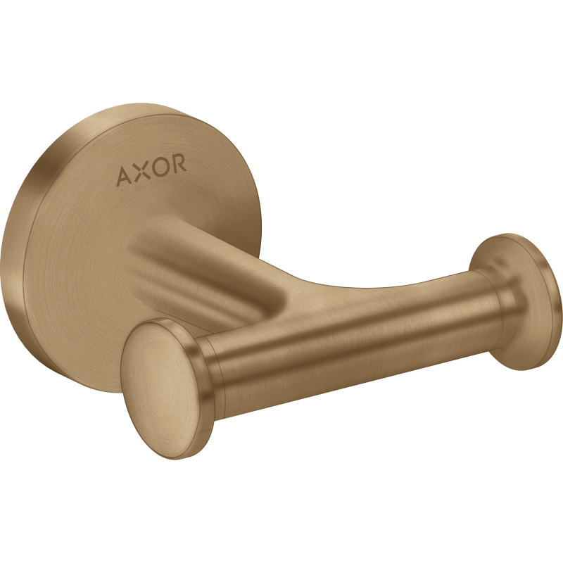 Haczyk na ręcznik, podwójny Brąz Szczotkowany Universal Circular AXOR 42812140