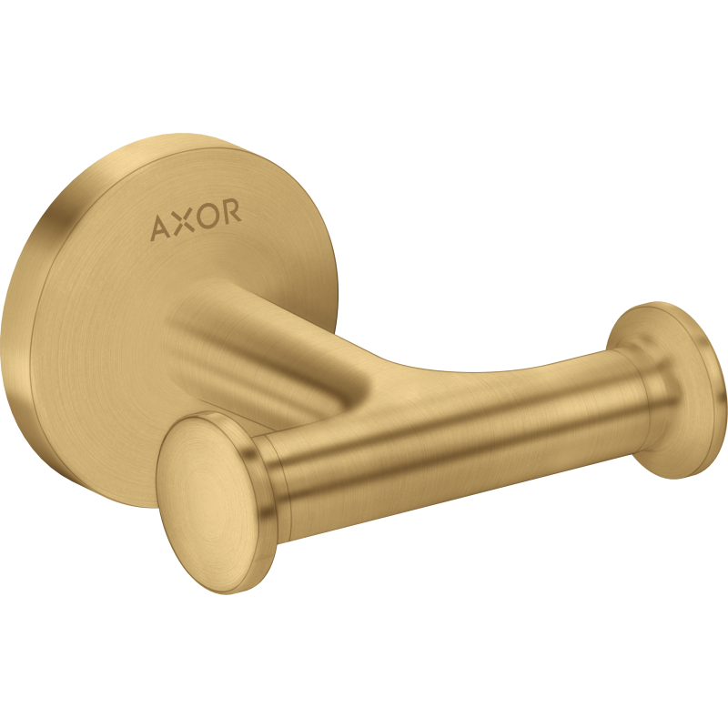 Haczyk na ręcznik, podwójny Złoty Optyczny Szczotkowany Universal Circular AXOR 42812250