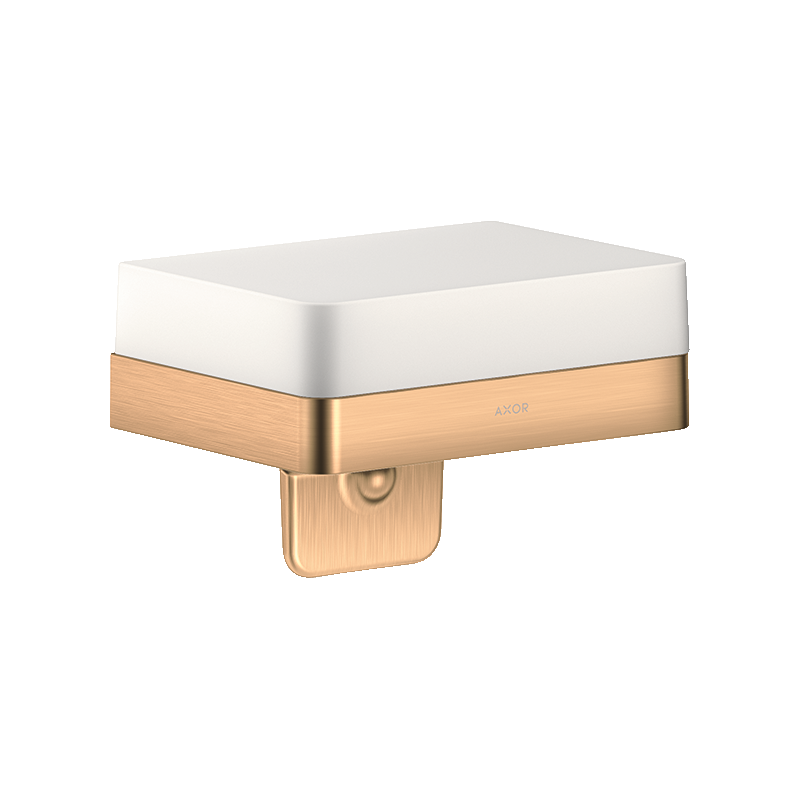 Dozownik mydła w płynie z półką Brąz Szczotkowany Universal Softsquare AXOR 42819140