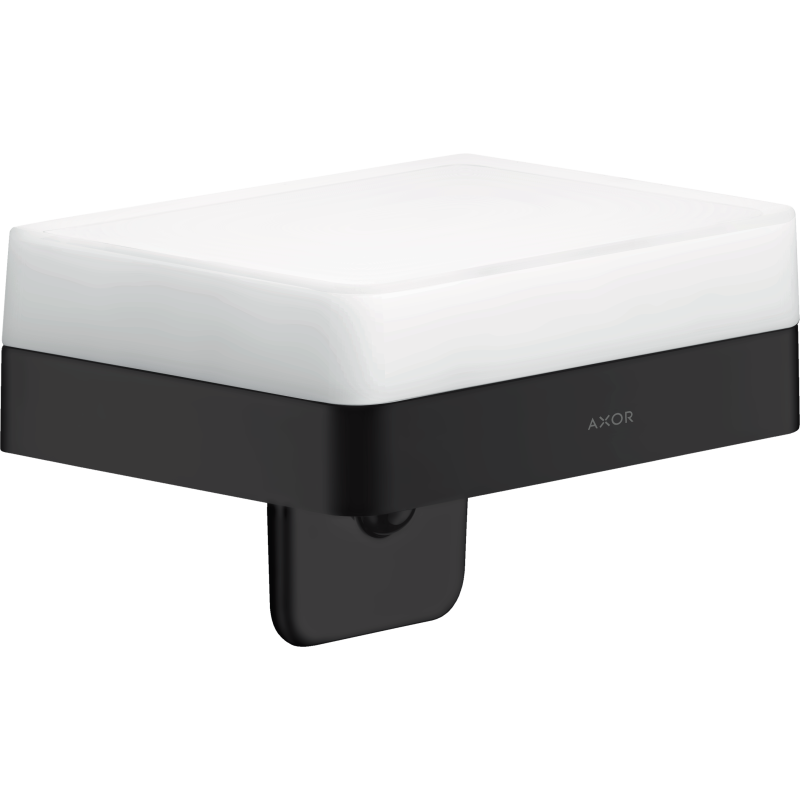 Dozownik mydła w płynie z półką Czarny Matowy Universal Softsquare AXOR 42819670