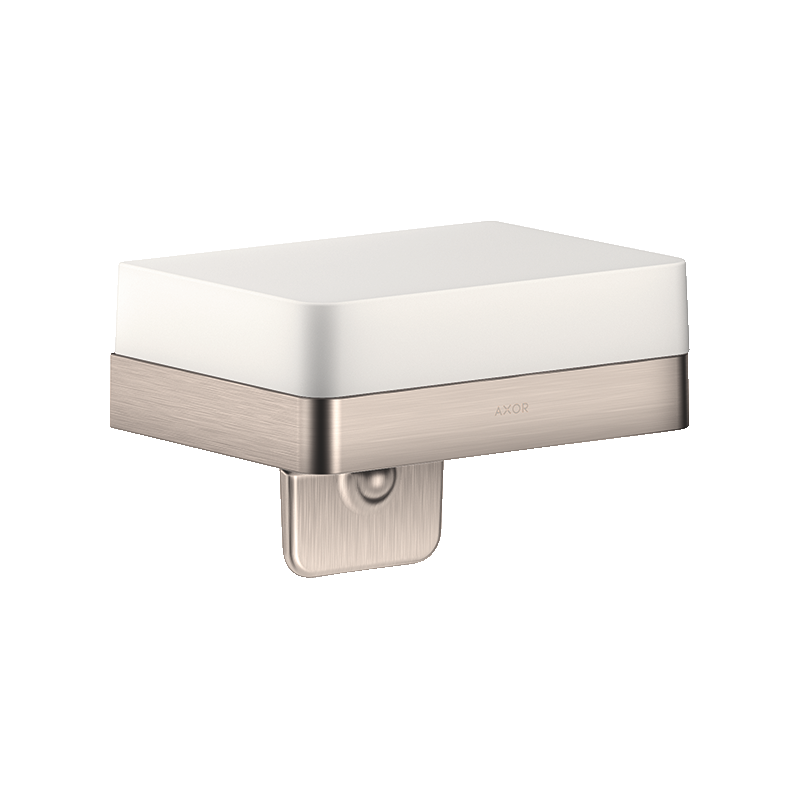 Dozownik mydła w płynie z półką Stal Szlachetna Optyczna Universal Softsquare AXOR 42819800