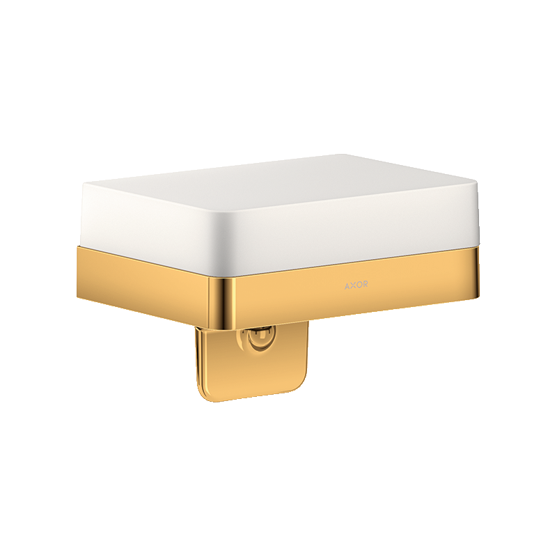 Dozownik mydła w płynie z półką Złoty Optyczny Polerowany Universal Softsquare AXOR 42819990
