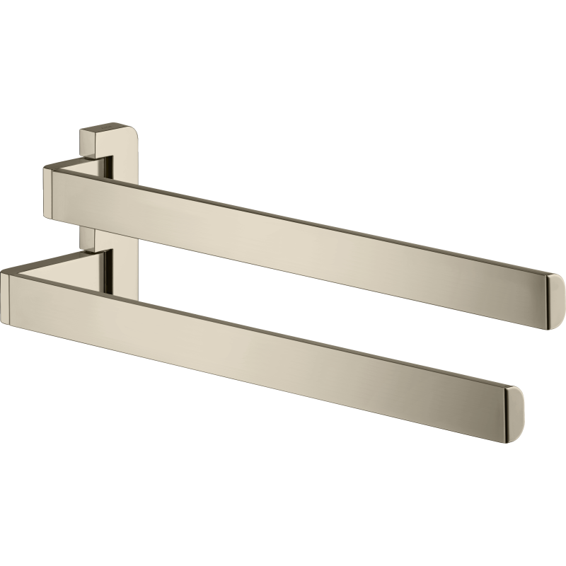 Wieszak na ręczniki, 2-ramienny Nikiel Polerowany Universal Softsquare AXOR 42821830