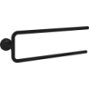 Wieszak na ręczniki, 2-ramienny Czarny Matowy Universal Circular AXOR 42822670