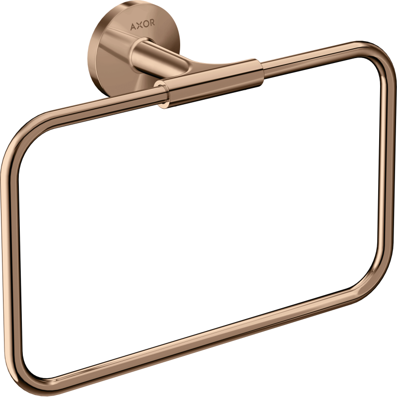 Wieszak na ręcznik typu Ring Czerwony Złoty Polerowany Universal Circular AXOR 42823300