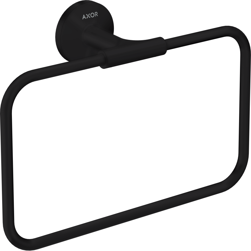 Wieszak na ręcznik typu Ring Czarny Matowy Universal Circular AXOR 42823670