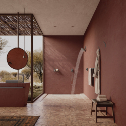 Wieszak na ręcznik kąpielowy 600 mm Czarny Chrom Szczotkowany Universal Softsquare AXOR 42832340