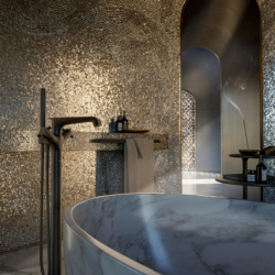 Wieszak na ręcznik kąpielowy 600 mm Czarny Matowy Universal Softsquare AXOR 42832670