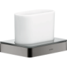 Kubek na szczoteczki do zębów Czarny Chrom Polerowany Universal Softsquare AXOR 42834330