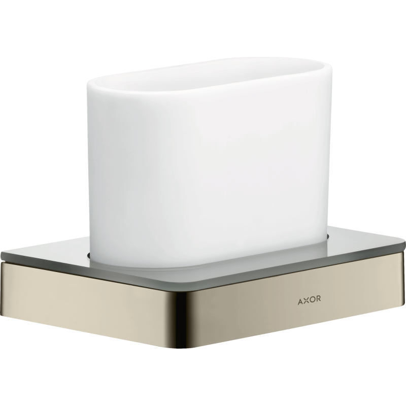 Kubek na szczoteczki do zębów Nikiel Polerowany Universal Softsquare AXOR 42834830