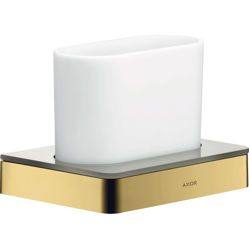 Kubek na szczoteczki do zębów Złoty Optyczny Polerowany Universal Softsquare AXOR 42834990