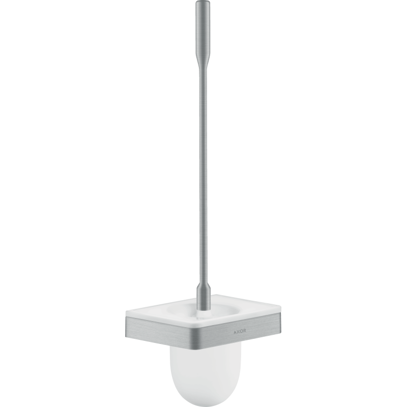 Szczotka do WC z pojemnikiem, ścienna Chrom Szczotkowany Universal Softsquare AXOR 42835260