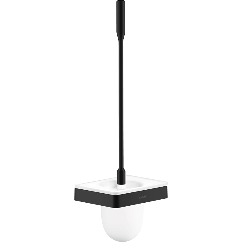 Szczotka do WC z pojemnikiem, ścienna Czarny Matowy Universal Softsquare AXOR 42835670