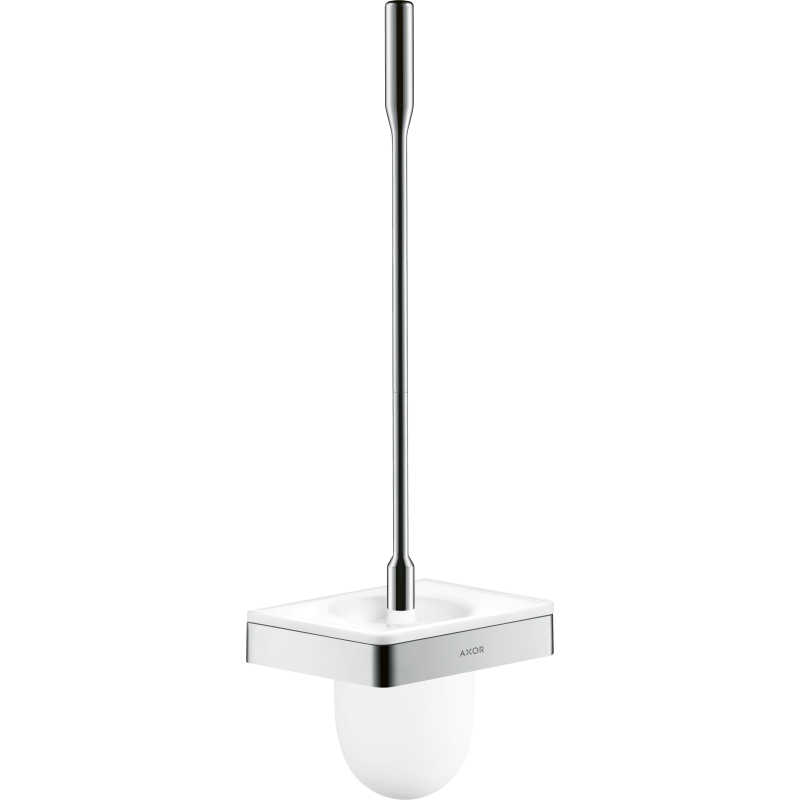 Szczotka do WC z pojemnikiem, ścienna Stal Szlachetna Optyczna Universal Softsquare AXOR 42835800