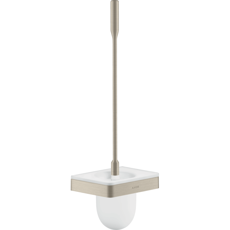 Szczotka do WC z pojemnikiem, ścienna Nikiel Szczotkowany Universal Softsquare AXOR 42835820