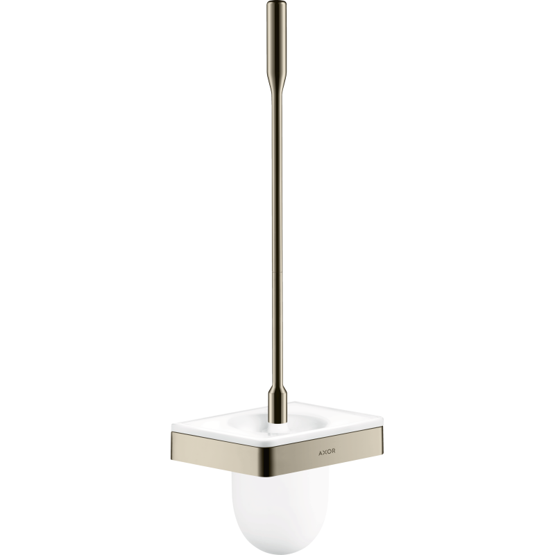 Szczotka do WC z pojemnikiem, ścienna Nikiel Polerowany Universal Softsquare AXOR 42835830