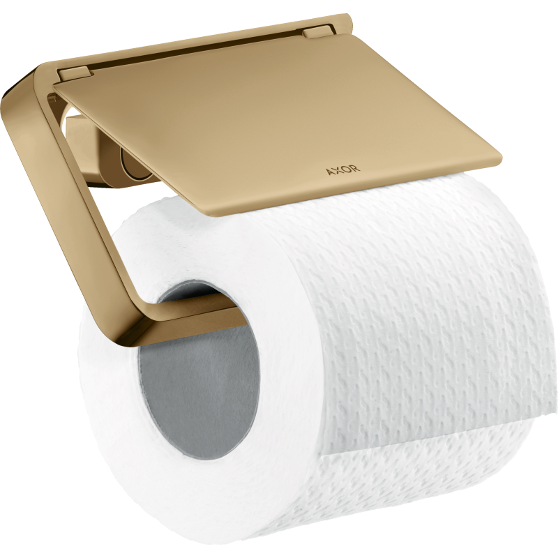 Uchwyt na papier toaletowy z osłoną Brąz Polerowany Universal Softsquare AXOR 42836130