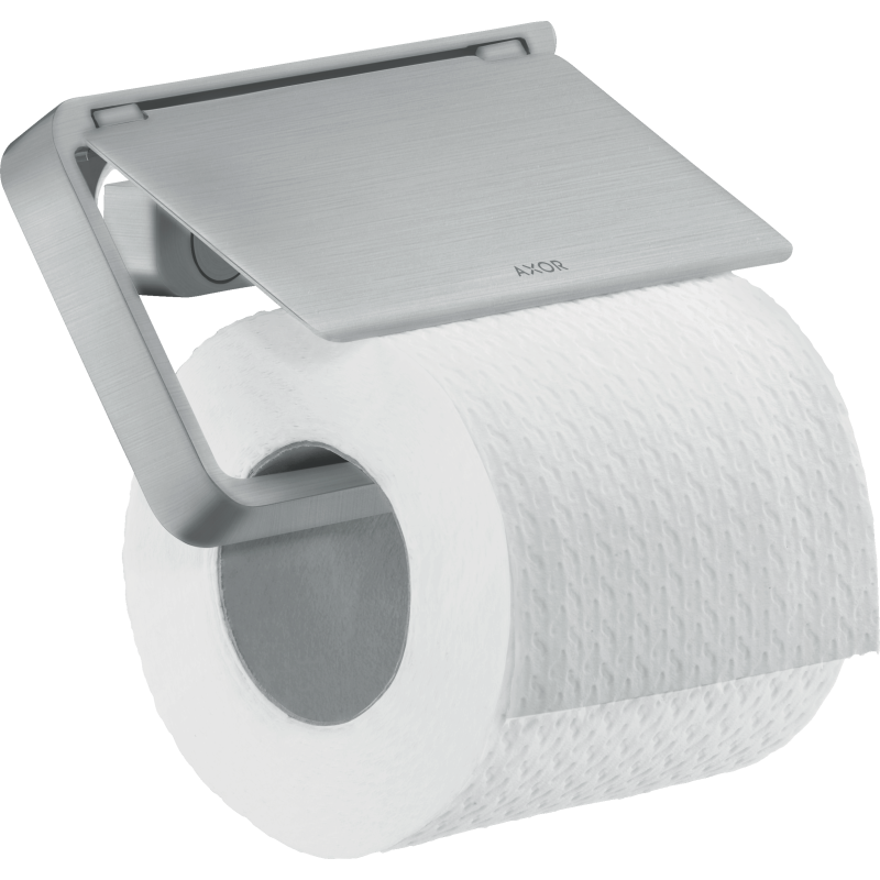 Uchwyt na papier toaletowy z osłoną Chrom Szczotkowany Universal Softsquare AXOR 42836260