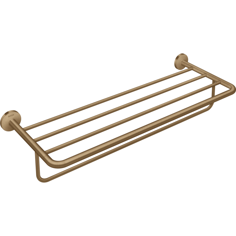 Półka na ręczniki z wieszakiem Brąz Szczotkowany Universal Circular AXOR 42843140