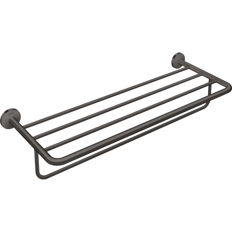 Półka na ręczniki z wieszakiem Czarny Chrom Szczotkowany Universal Circular AXOR 42843340