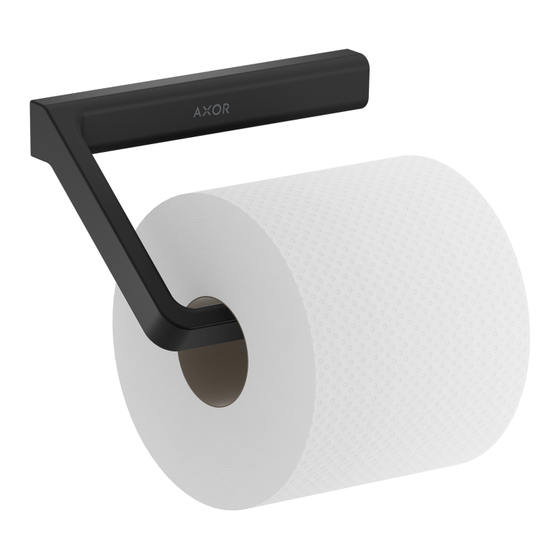 Uchwyt na papier toaletowy Czarny Matowy Universal Softsquare AXOR 42846670