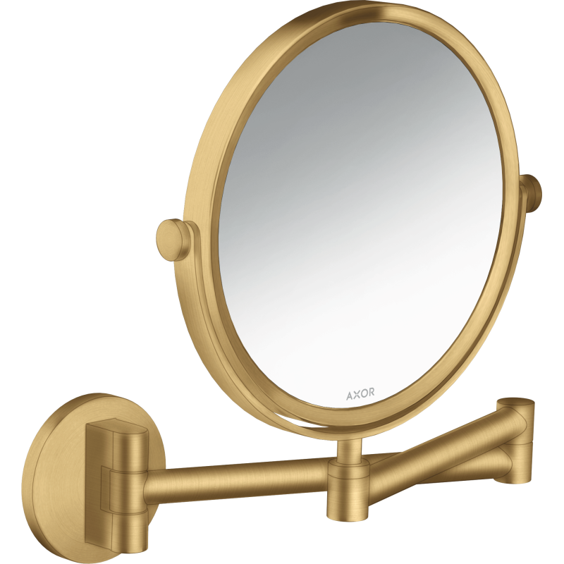 Lusterko kosmetyczne Złoty Optyczny Szczotkowany Universal Circular AXOR 42849250