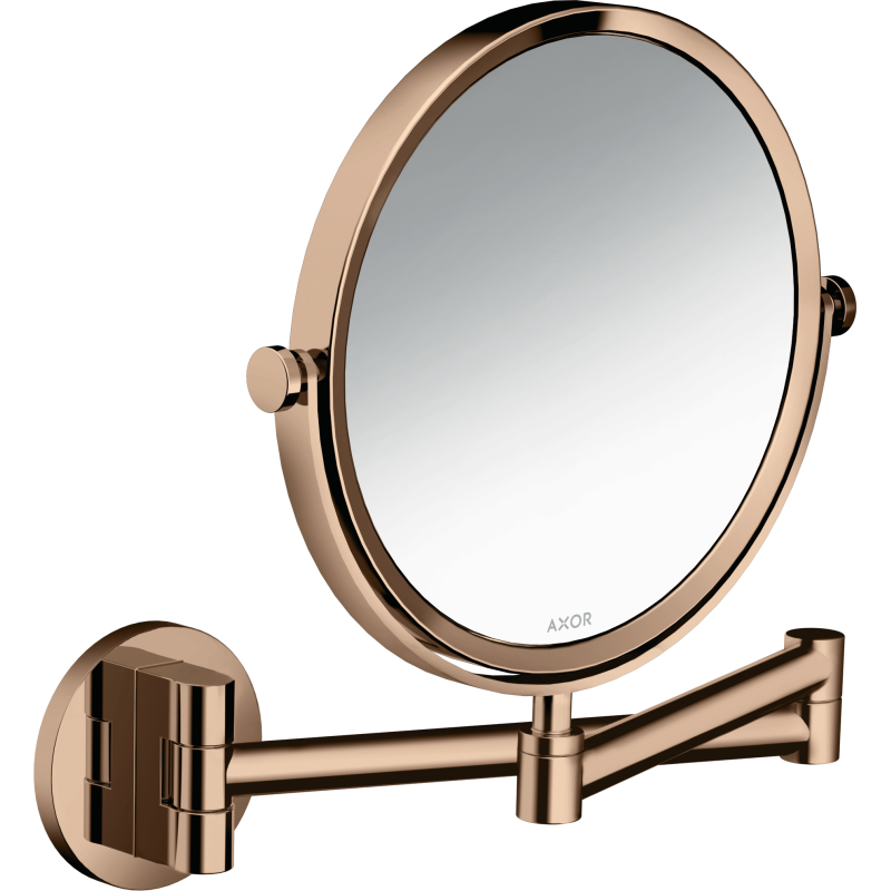 Lusterko kosmetyczne Czerwony Złoty Polerowany Universal Circular AXOR 42849300