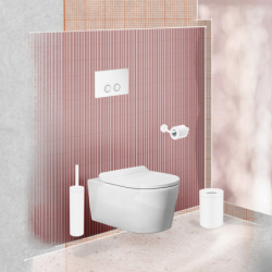 Uchwyt na papier toaletowy Biały Matowy Universal Circular AXOR 42856700