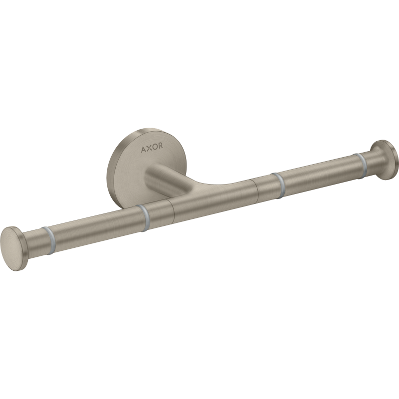 Uchwyt na papier toaletowy, podwójny Nikiel Szczotkowany Universal Circular AXOR 42857820