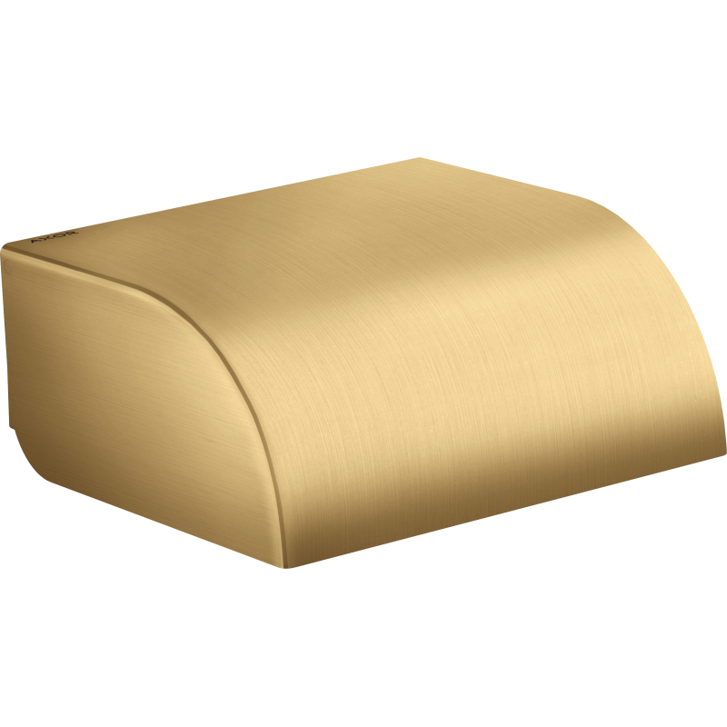 Uchwyt na papier toaletowy z osłoną Złoty Optyczny Szczotkowany Universal Circular AXOR 42858250