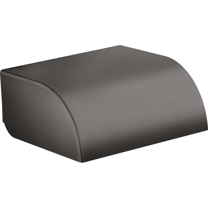 Uchwyt na papier toaletowy z osłoną Czarny Chrom Szczotkowany Universal Circular AXOR 42858340