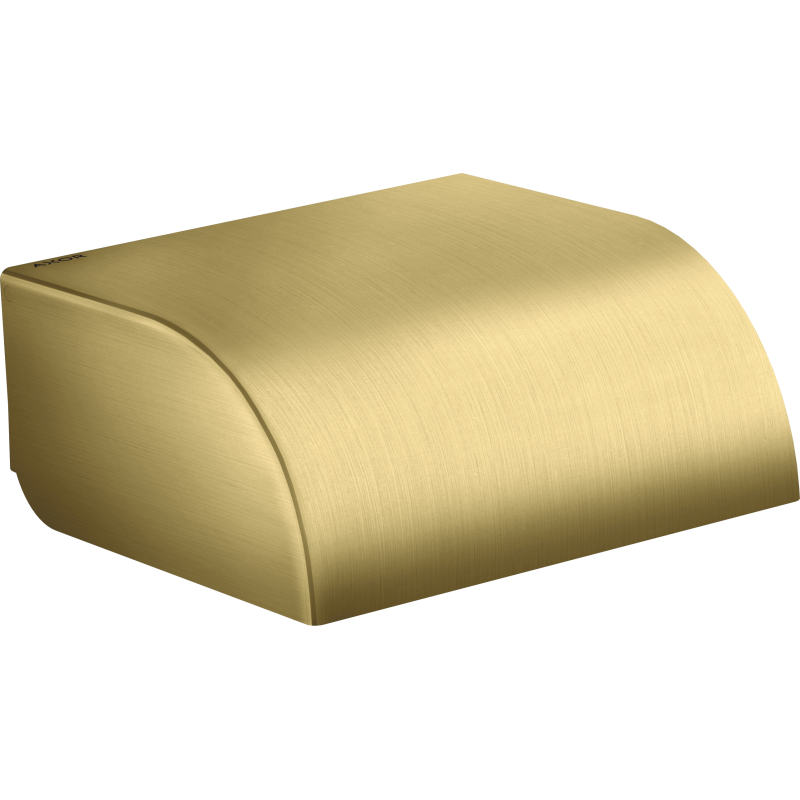 Uchwyt na papier toaletowy z osłoną Mosiądz Szczotkowany Universal Circular AXOR 42858950