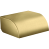 Uchwyt na papier toaletowy z osłoną Mosiądz Szczotkowany Universal Circular AXOR 42858950