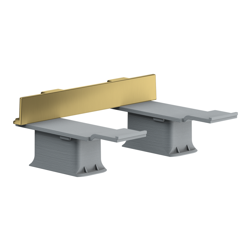 Zestaw adapterów Złoty Optyczny Szczotkowany Universal Softsquare AXOR 42870250
