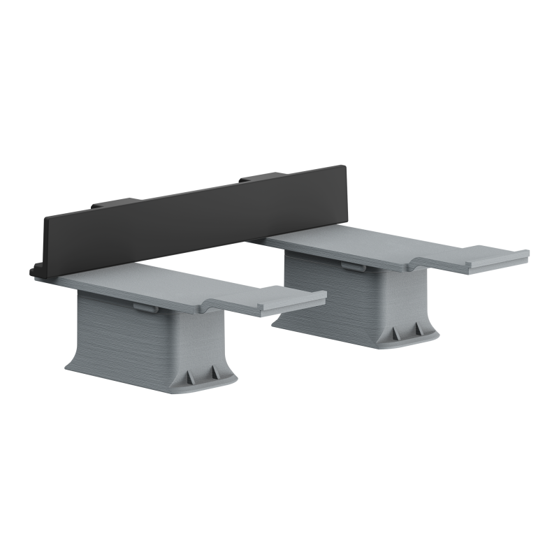 Zestaw adapterów Czarny Matowy Universal Softsquare AXOR 42870670