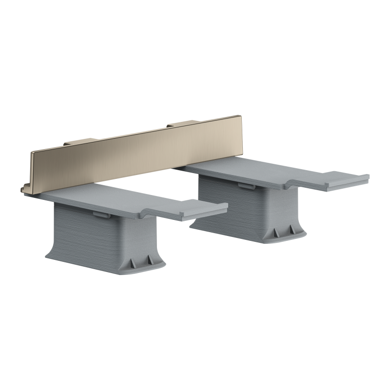 Zestaw adapterów Nikiel Szczotkowany Universal Softsquare AXOR 42870820
