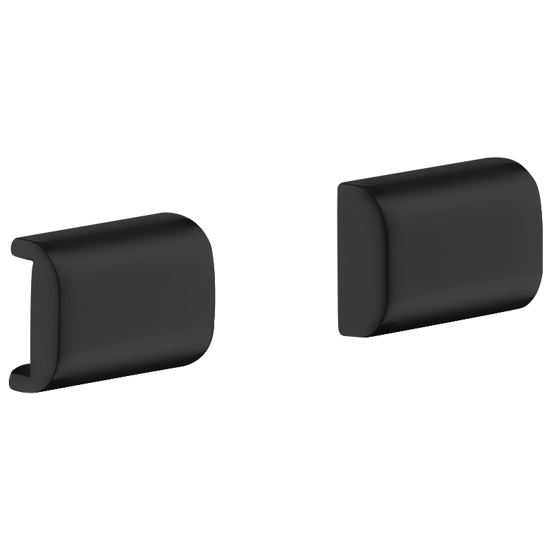 Zaślepki Czarny Matowy Universal Softsquare AXOR 42871670