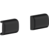 Zaślepki Czarny Matowy Universal Softsquare AXOR 42871670