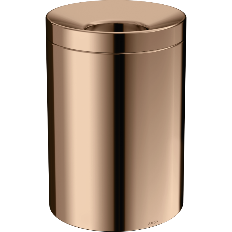 Kosz na śmieci Czerwony Złoty Polerowany Universal Circular AXOR 42872300